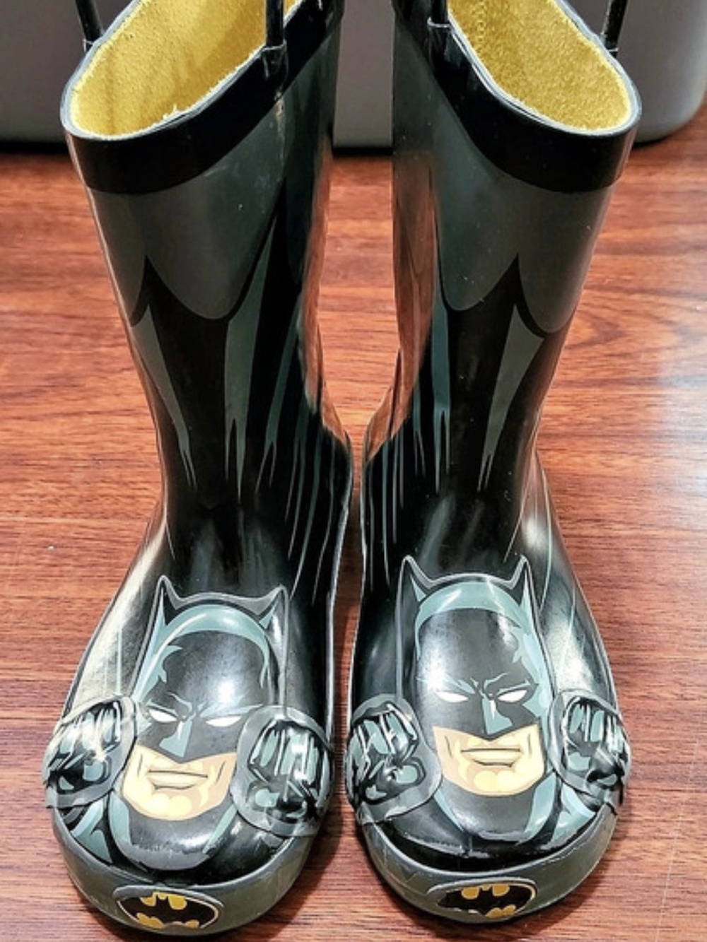 Western Chief Batman Everlasting Rain Boot Black & Yellow